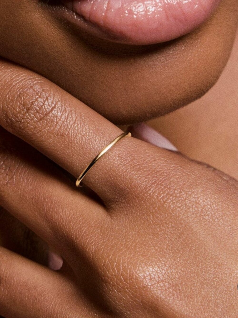 Stacker Ring 14K solid Gold